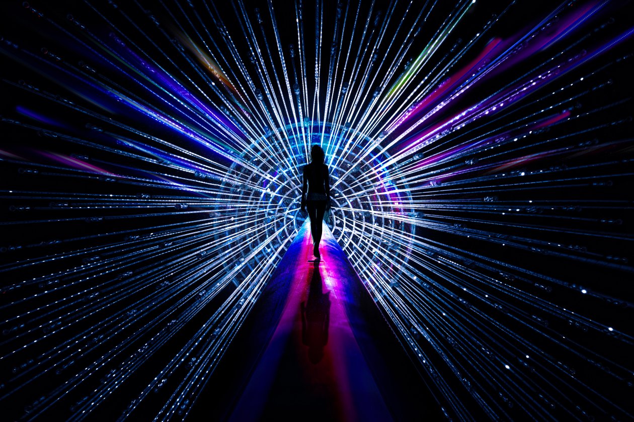 Walking Towards Abstract Window