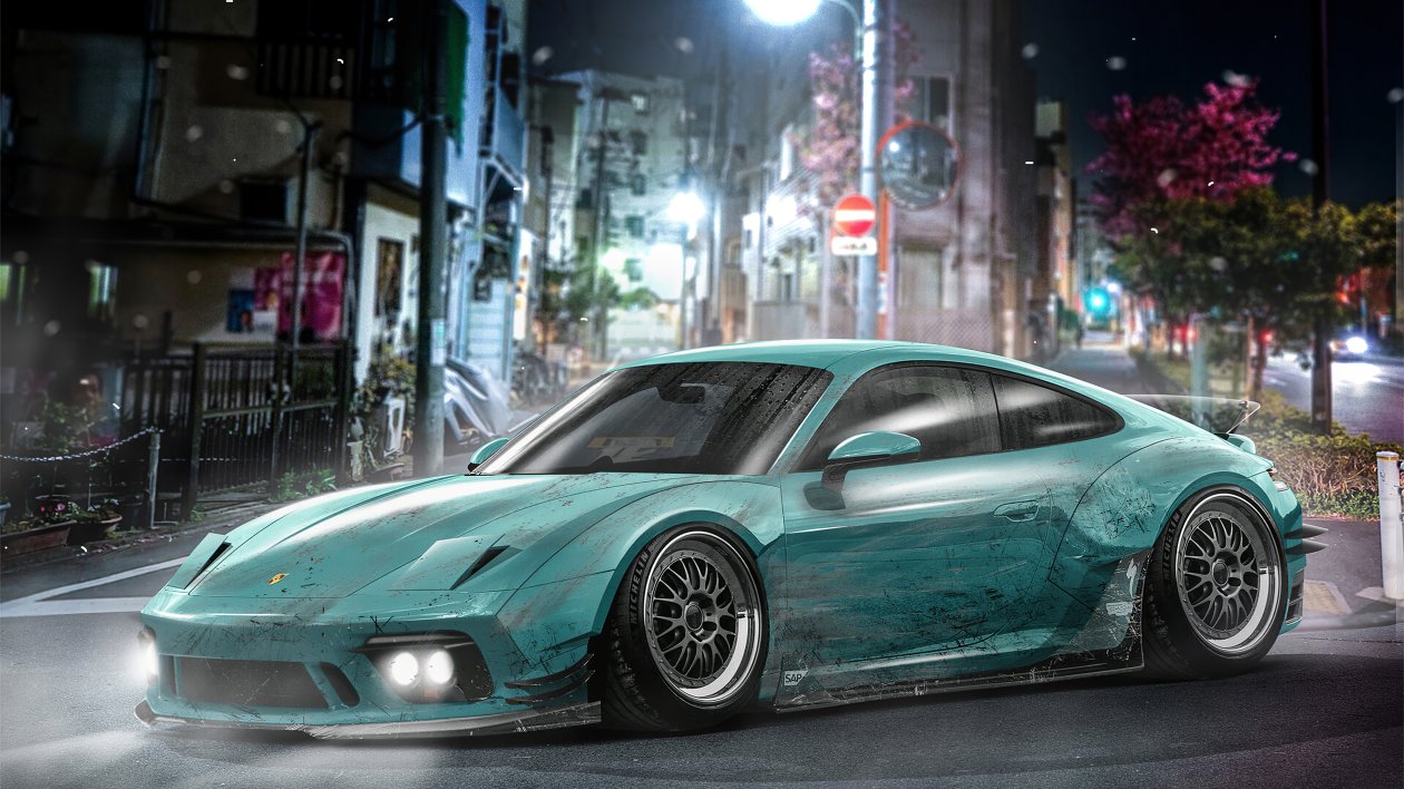 Porsche 911 Tokyo 4k