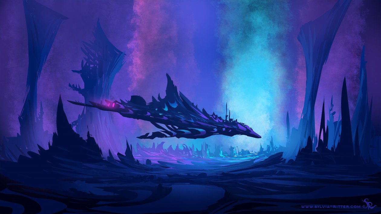 Scifi Ship Space Journey 4k