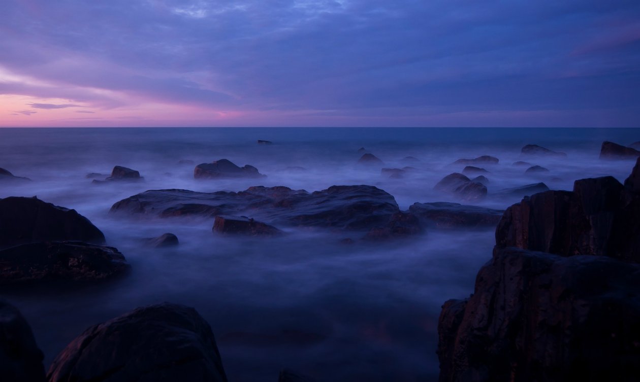 Sea Coast Horizon Calming