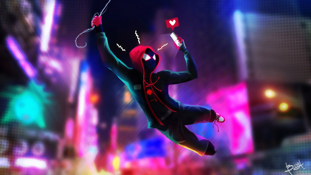 Spiderman Texting