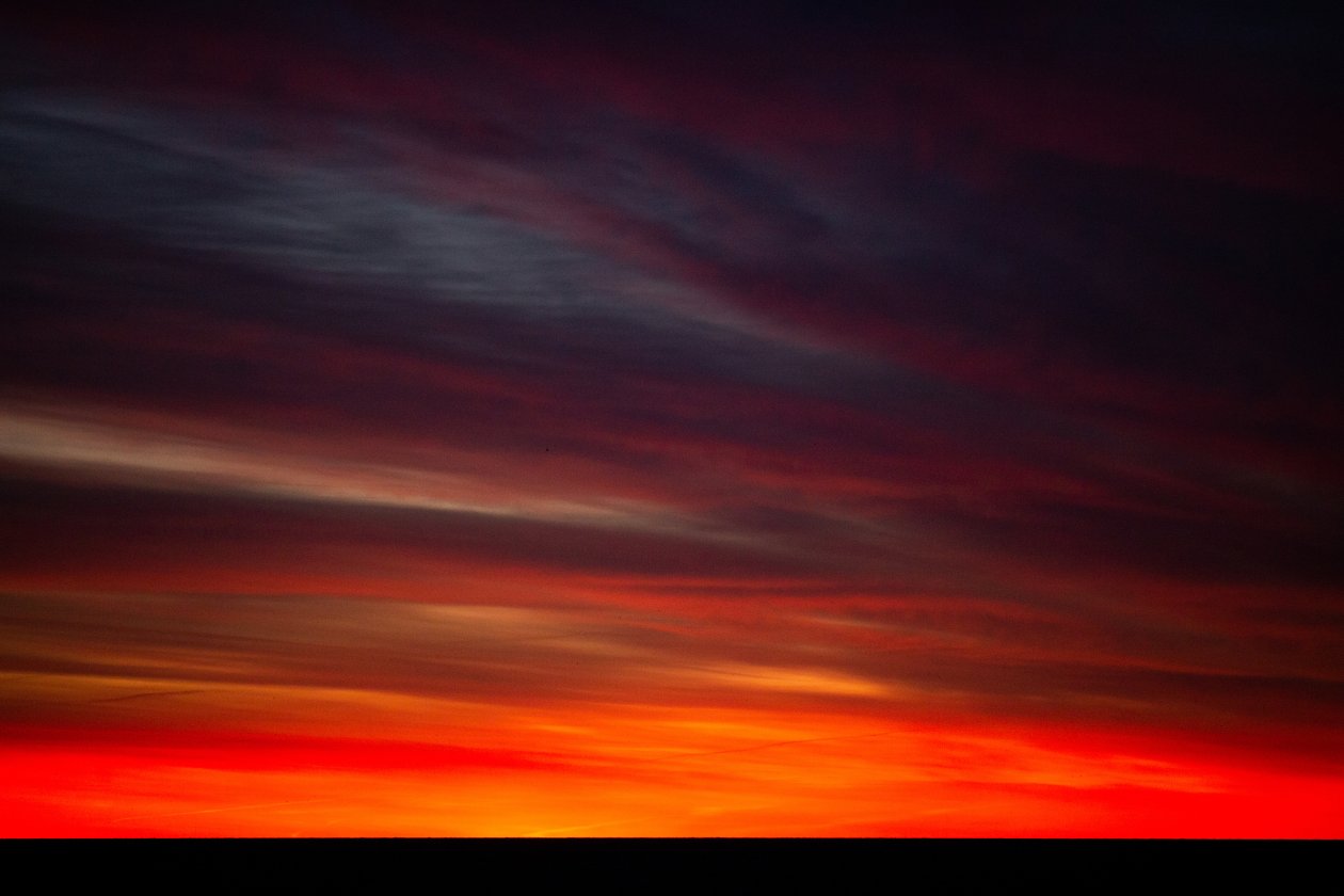 Sunrise Dark Morning Lake