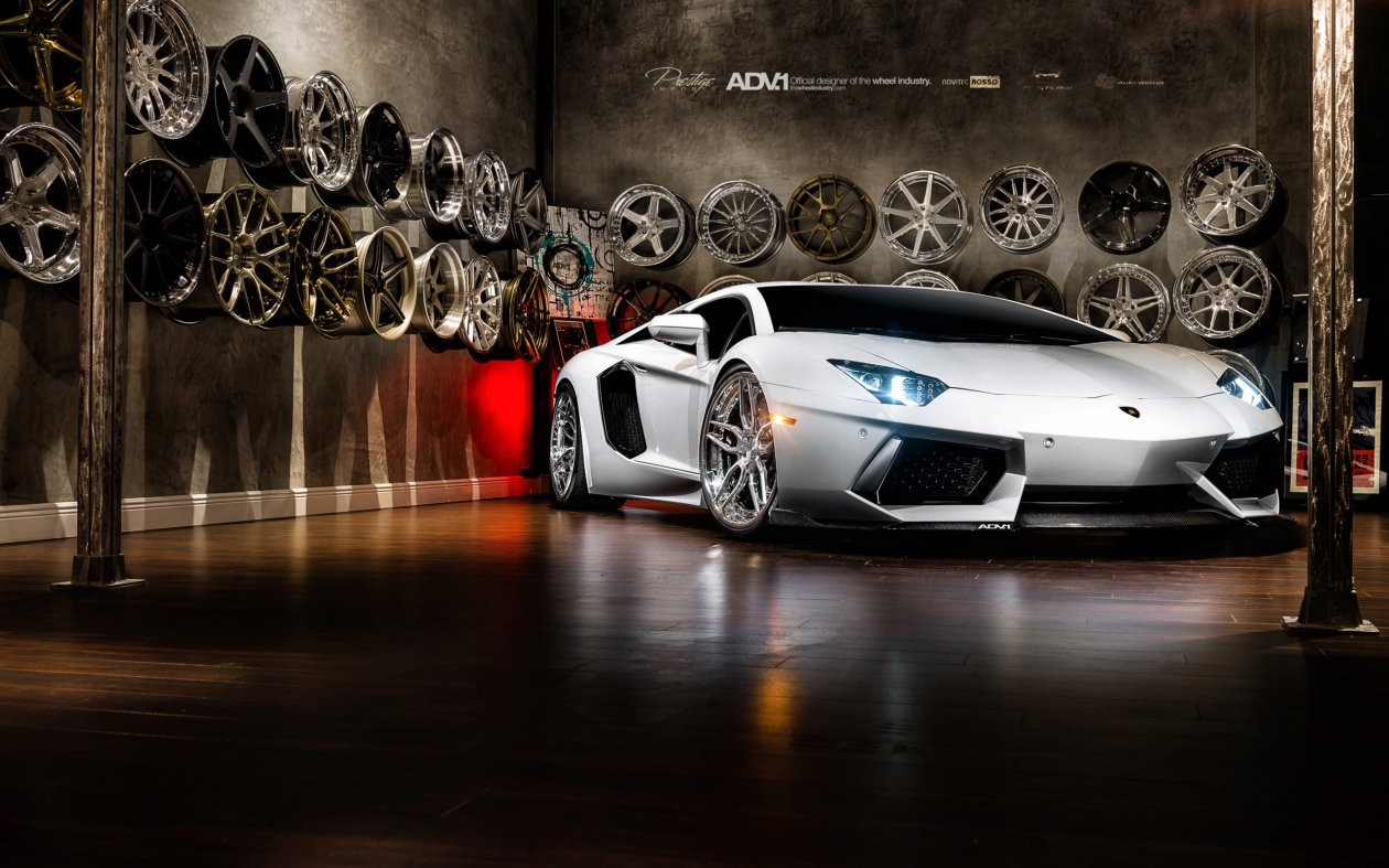 Lamborghini Aventador On Adv1 Wheels
