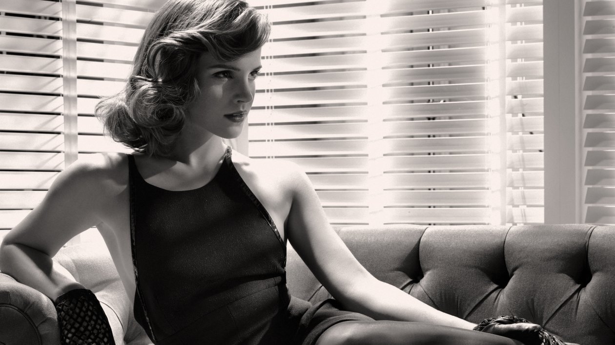 Emma Watson Monochrome 2018