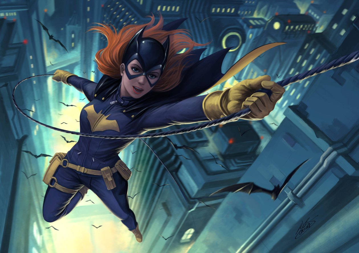 Batgirl Flying