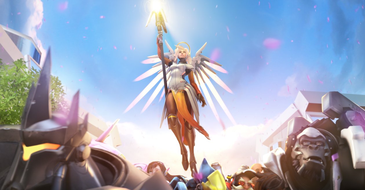 Mercy Overwatch Artwork 4k