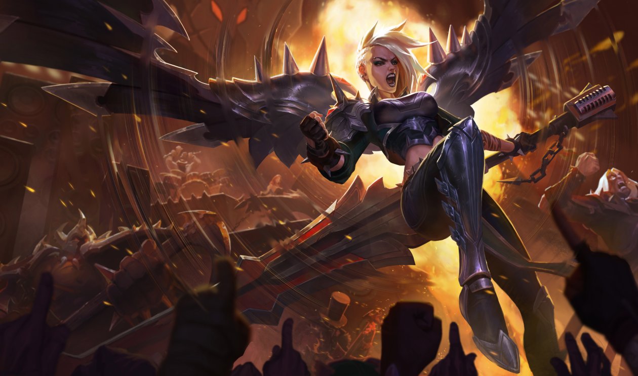 Pentakill Kayle Artwork League Of Legends