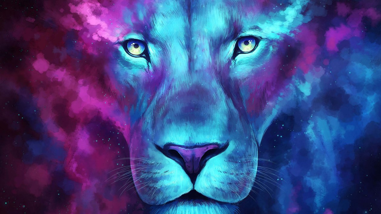 Tiger Colorful Art