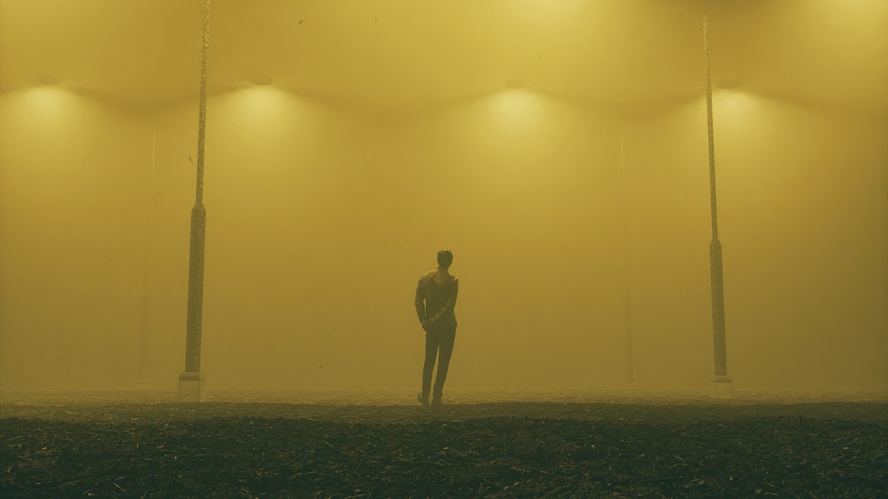 Alone Boy In Parking Lot 4k