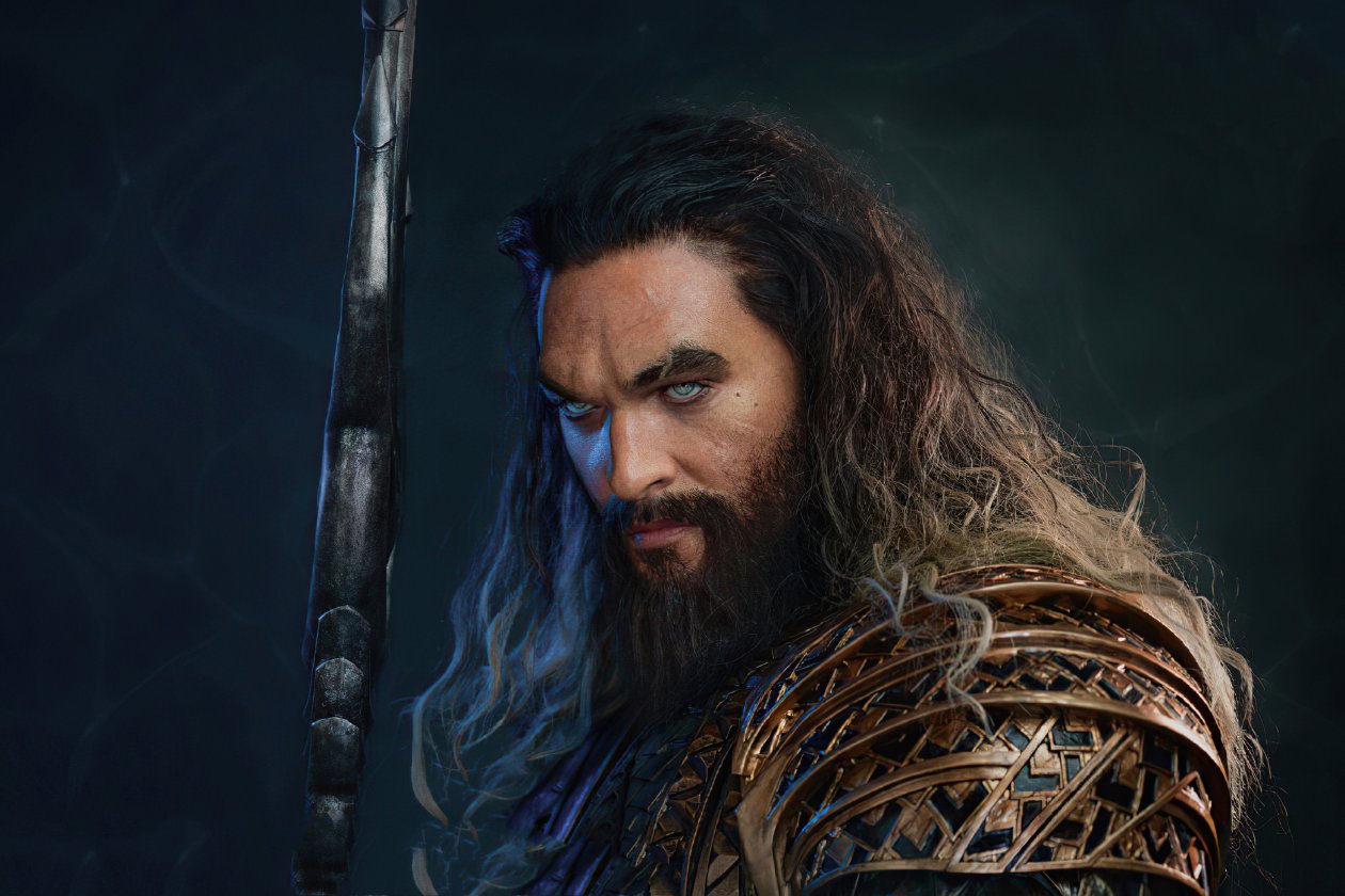 Aquaman Portrait 4k