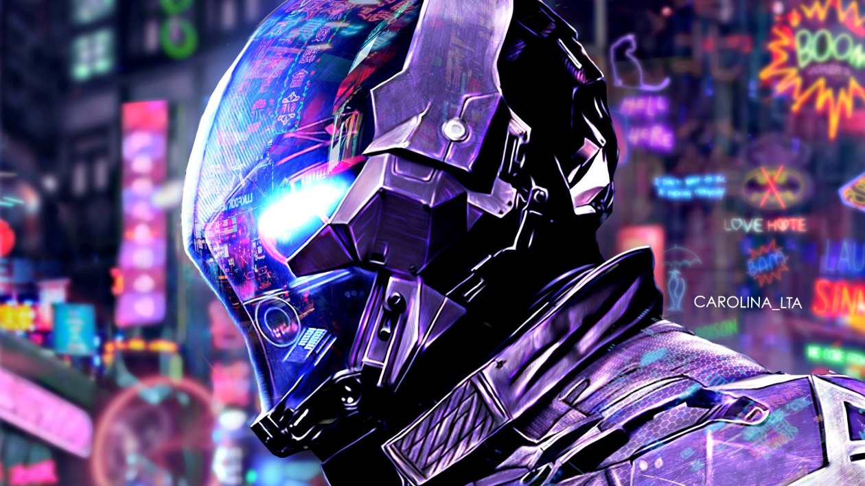 Batman Arkham Scifi Neon City