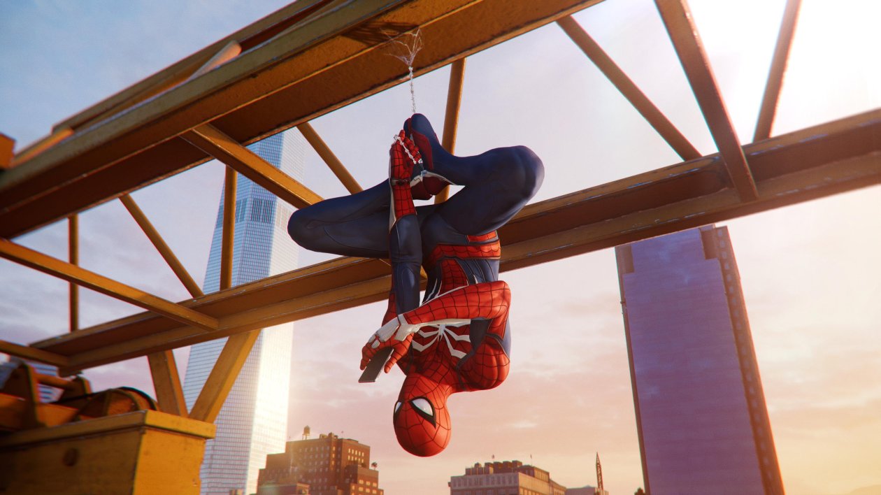 Spiderman Hanging Out Ps4 4k