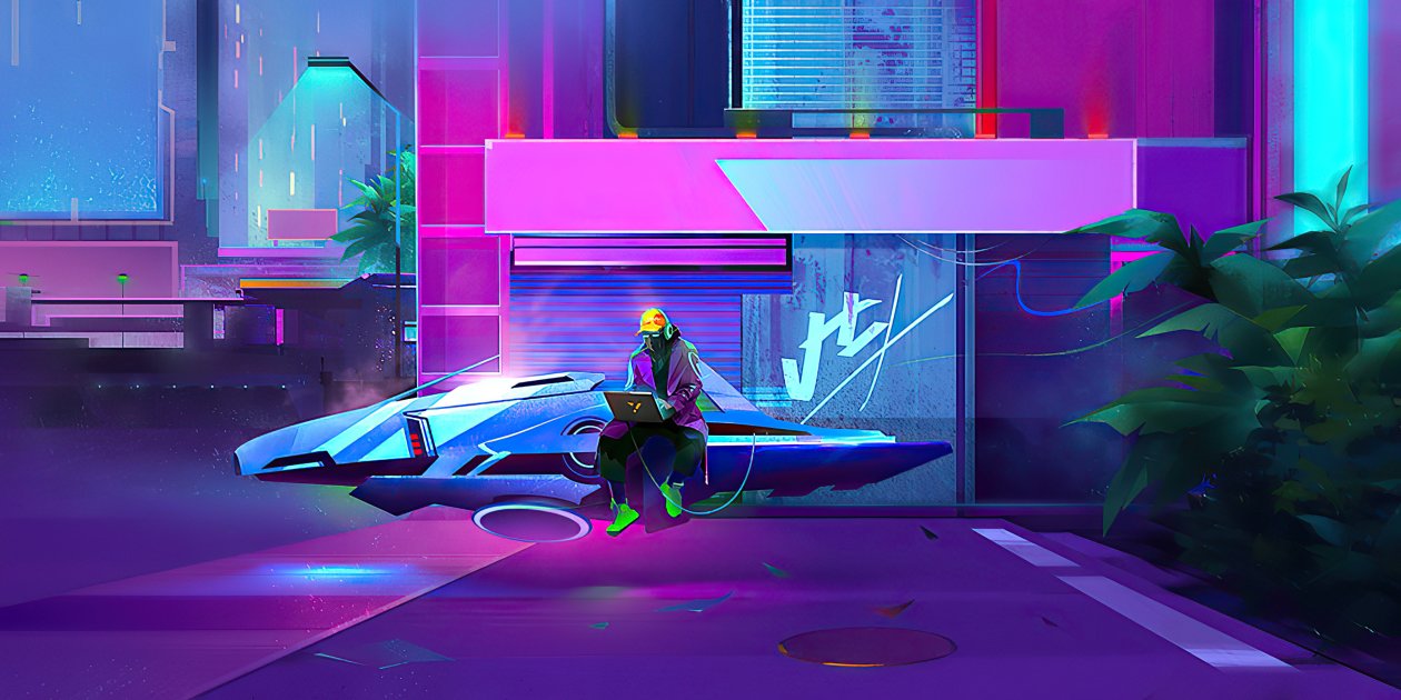 Cyberpunk Hacker Time