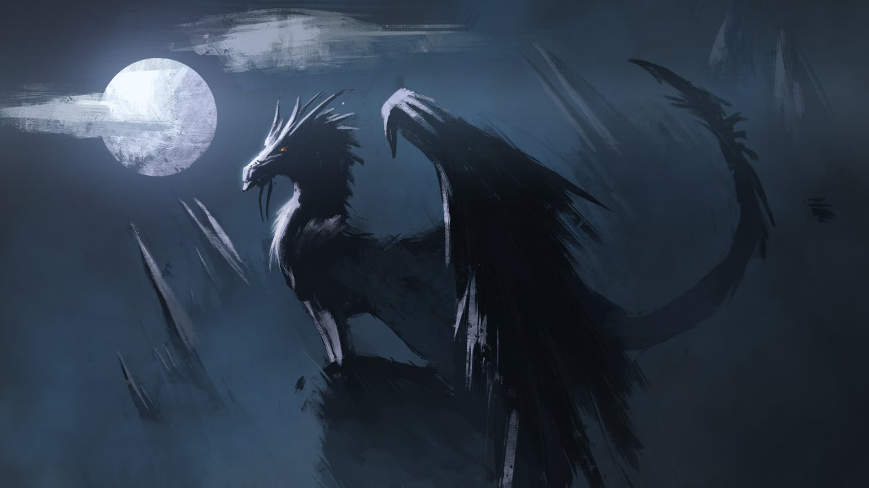 Night Hunter Dragon 4k
