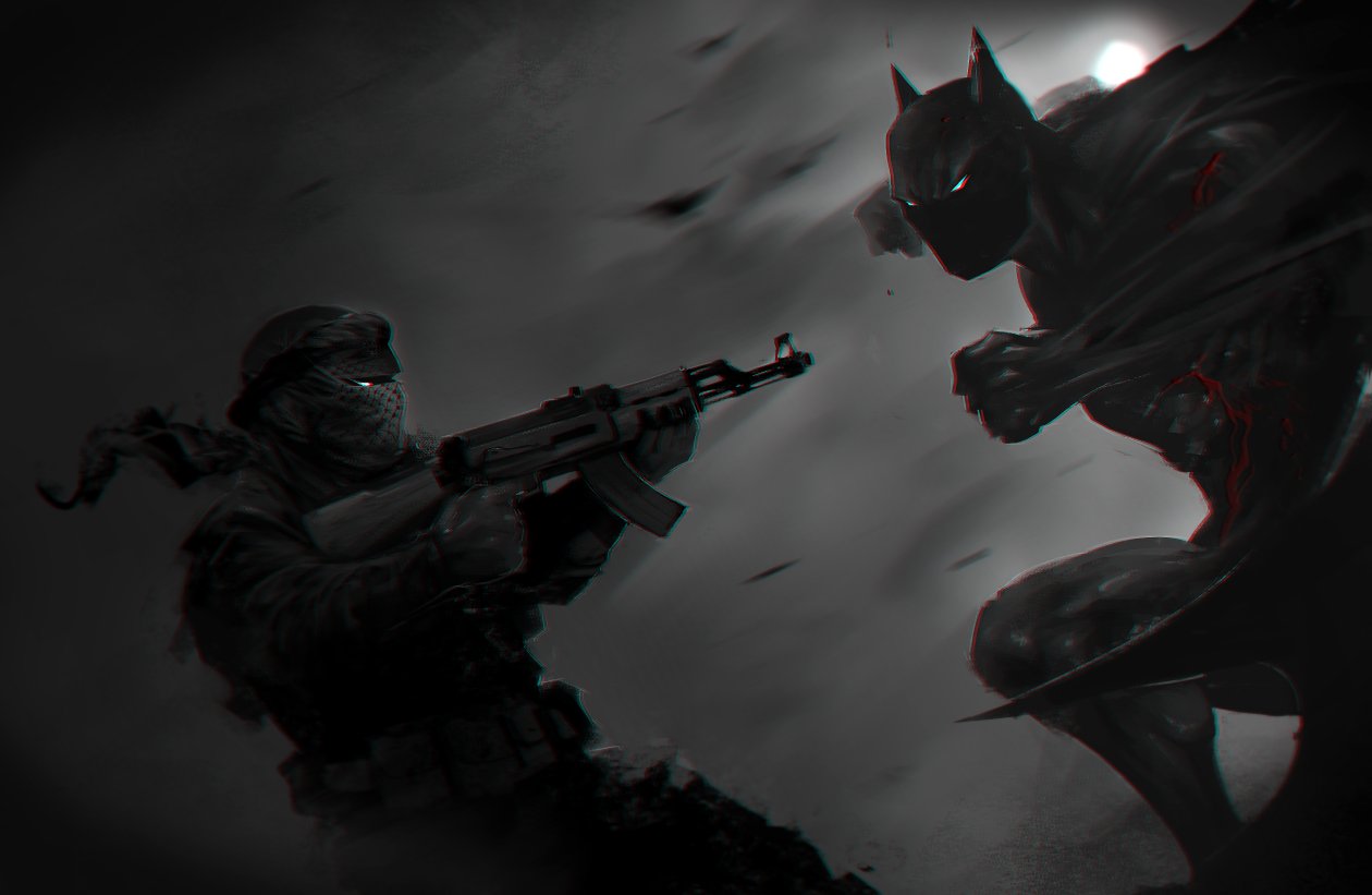 Batman The Dark Knight Dc Comic Art