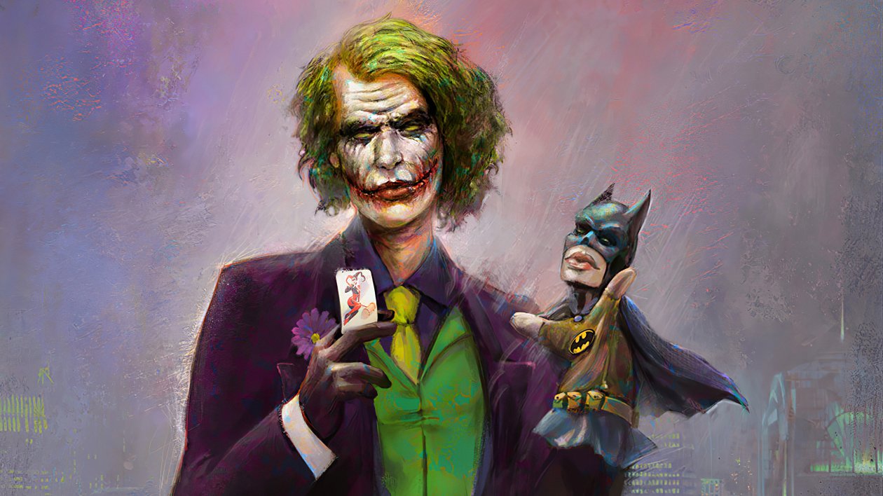 Joker Bat Puppet