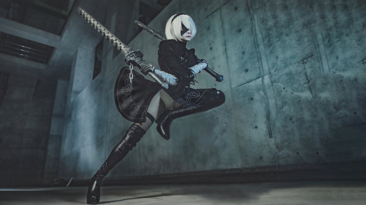 2b Nier Automata Cosplay Girl 5k