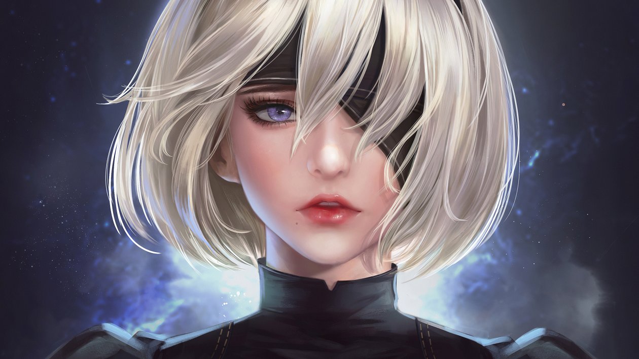 2b Nier Fanart 4k Art