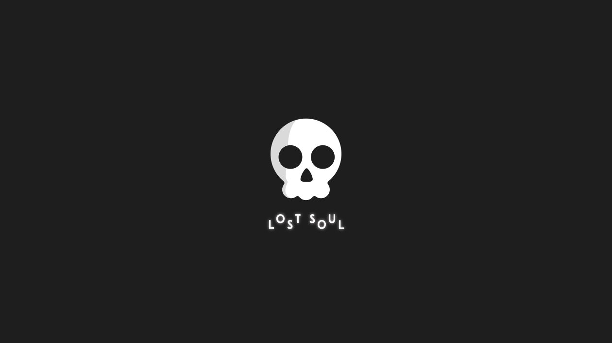 Lost Soul Dark Background Minimal 4k