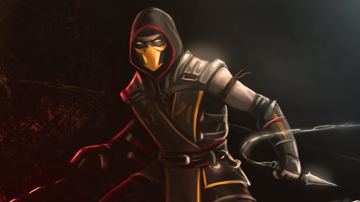 Scorpion Mortal Kombat 4k