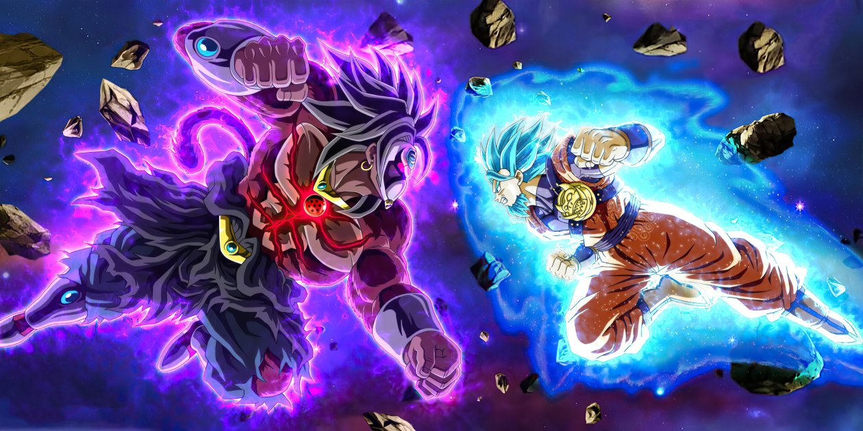 Saiyan OC Vs Dark Broly
