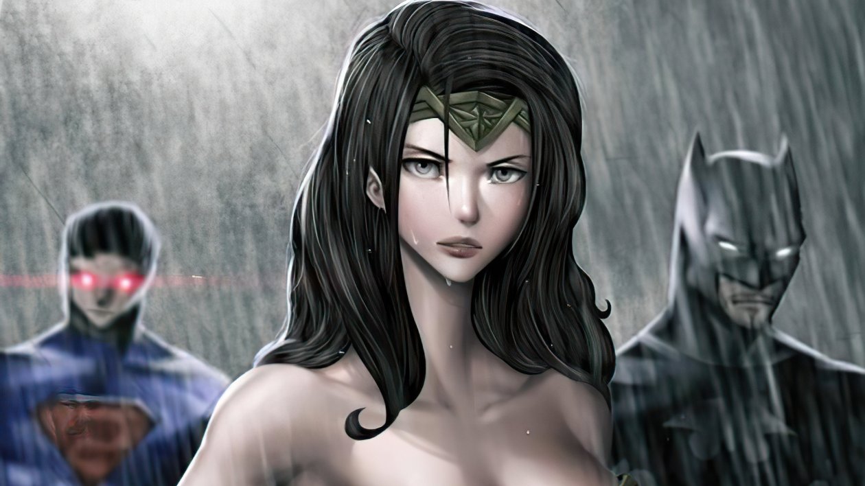 Wonderwoman Superman Batman Trinity Justice League 4k