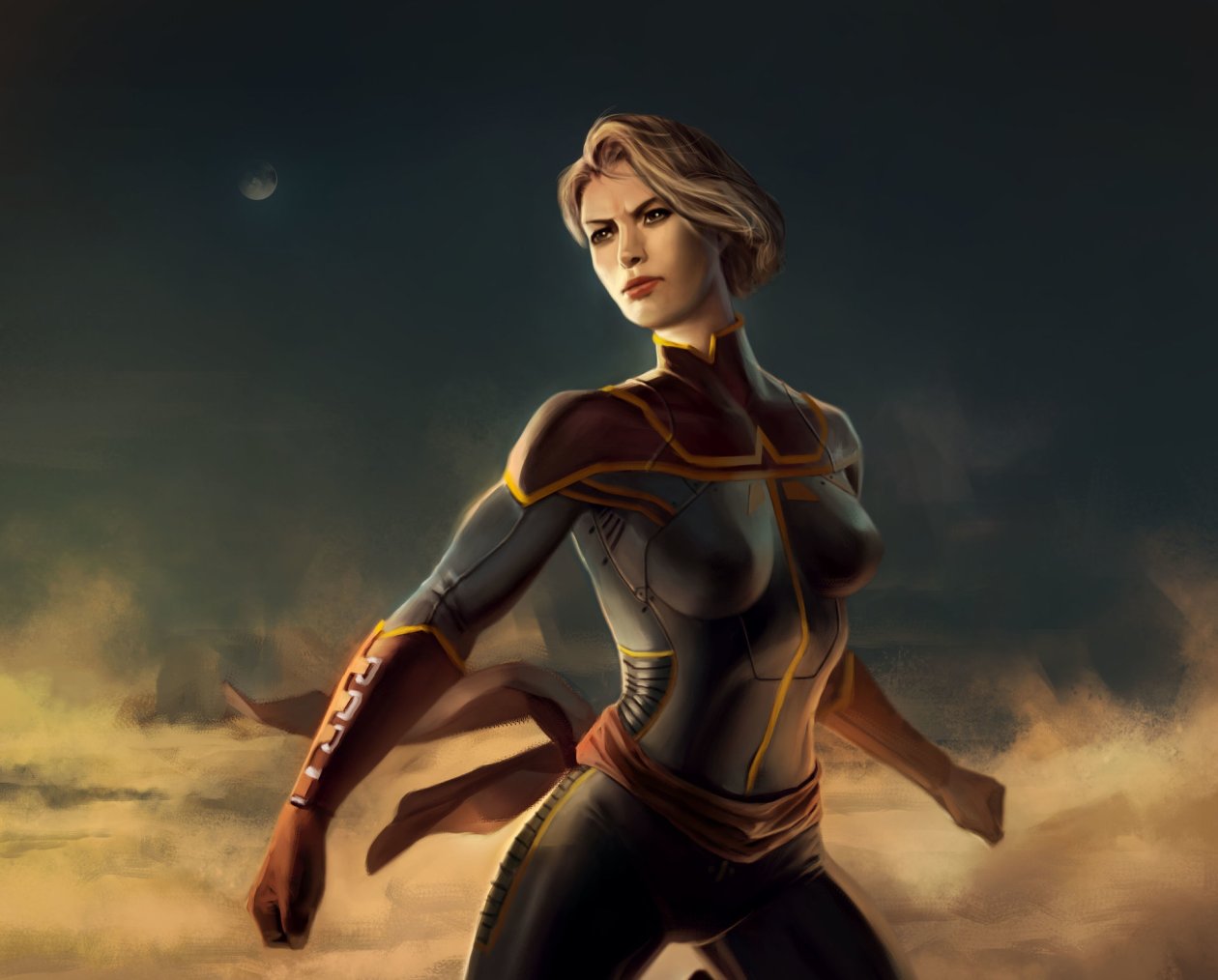 Captain Marvel Art
