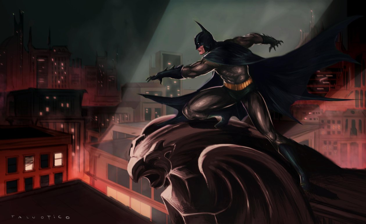Batman Gotham City Art