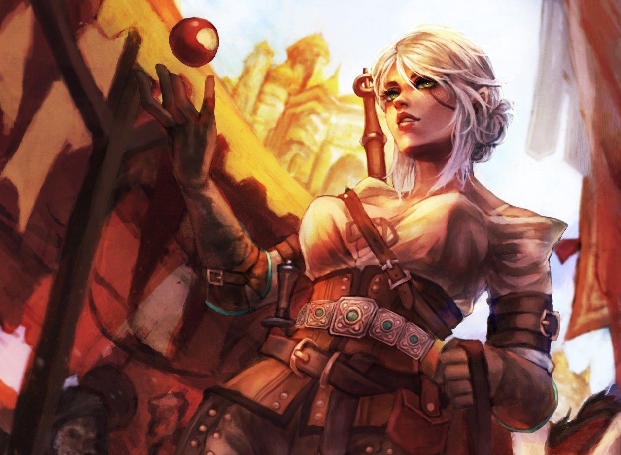 Ciri The Witcher Fantasy Artwork