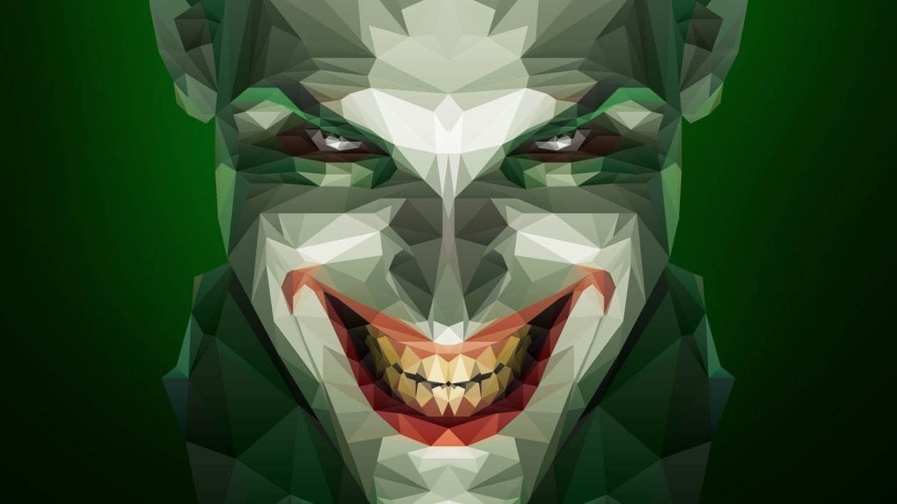 Joker Low Poly Art