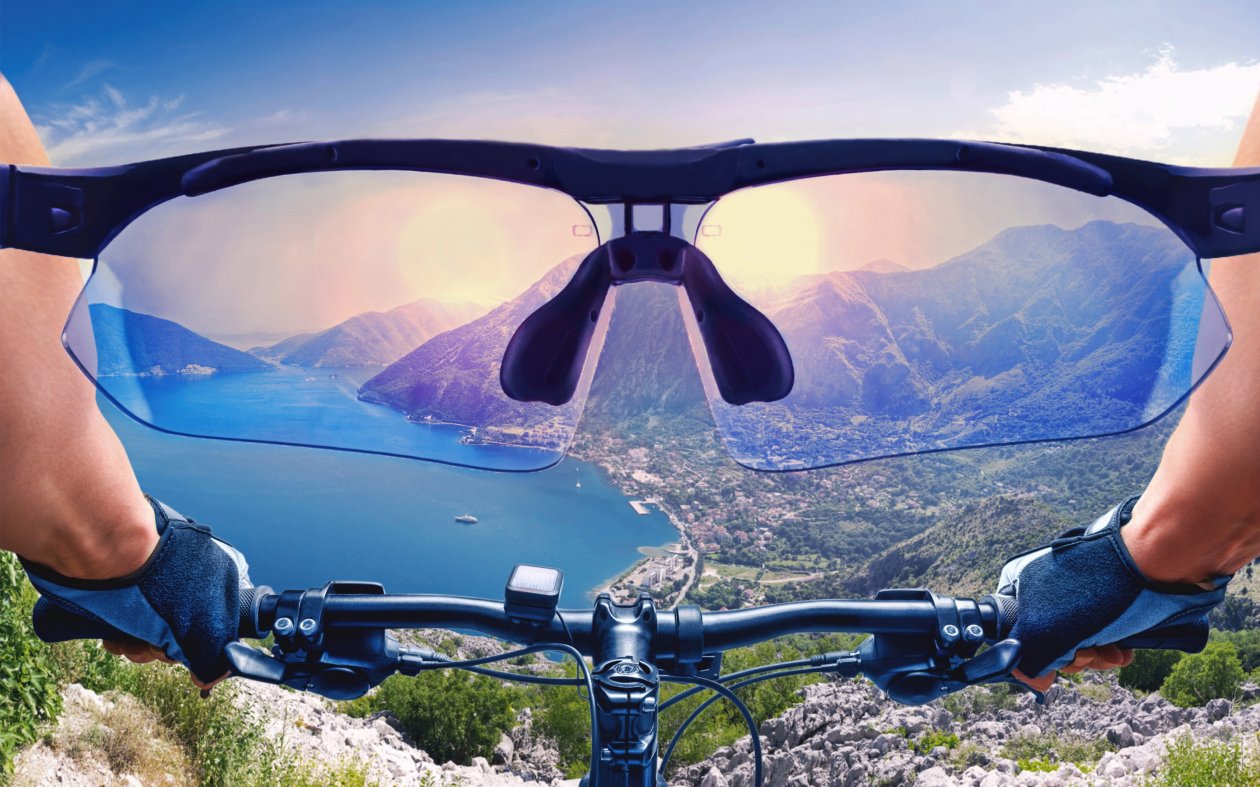 Mountain View On Bicycle