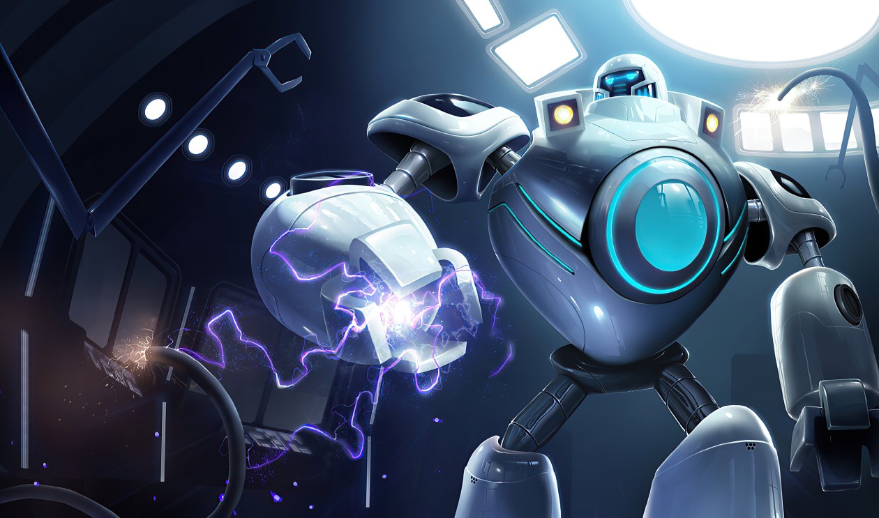 Big White Giant Robot 4k