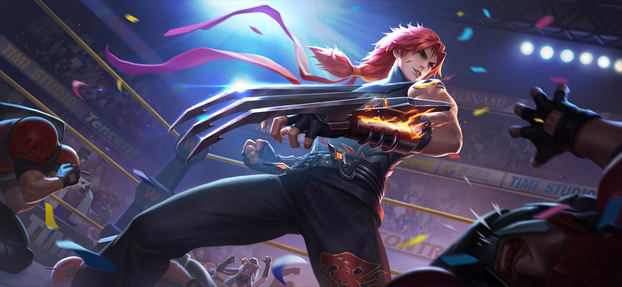 Wolverine Claws Guy In Arena