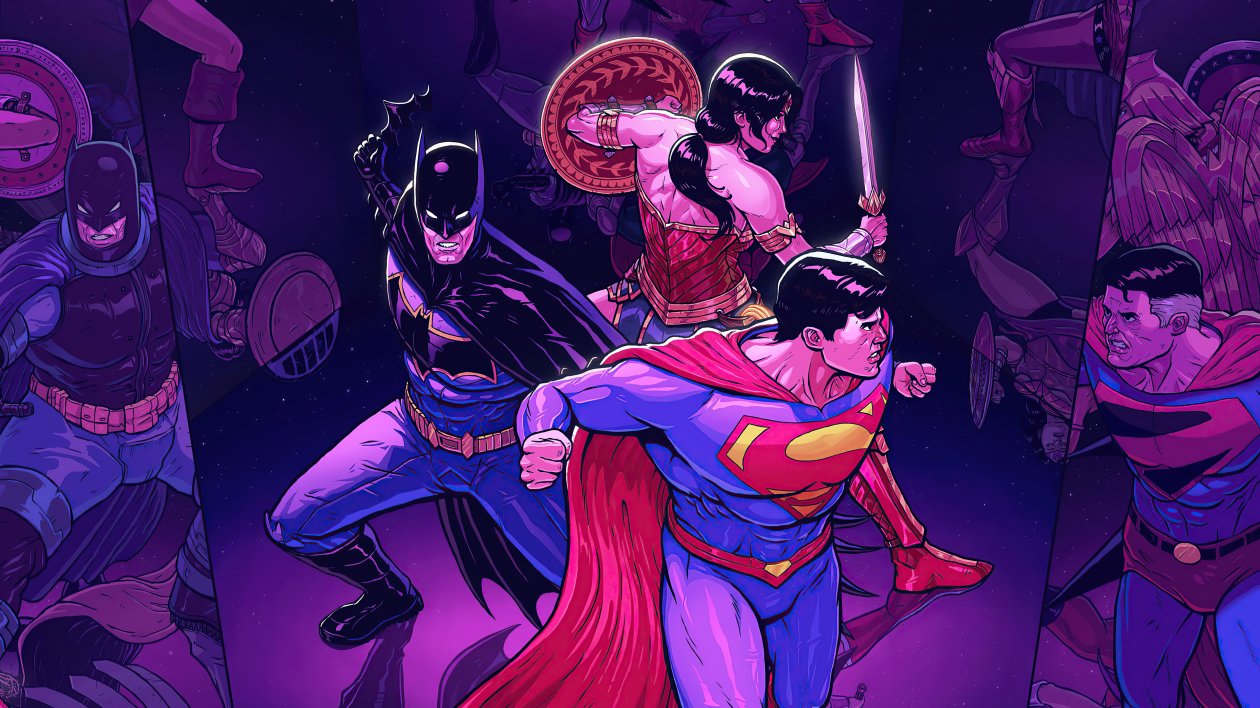 Batman Superman Wonder Woman Dc Fandome 4k