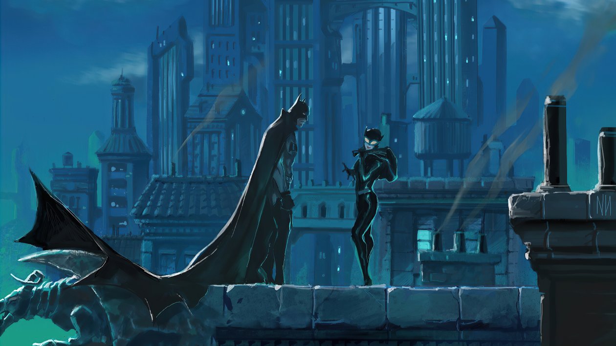 2020 Batman And Catwoman Artwork