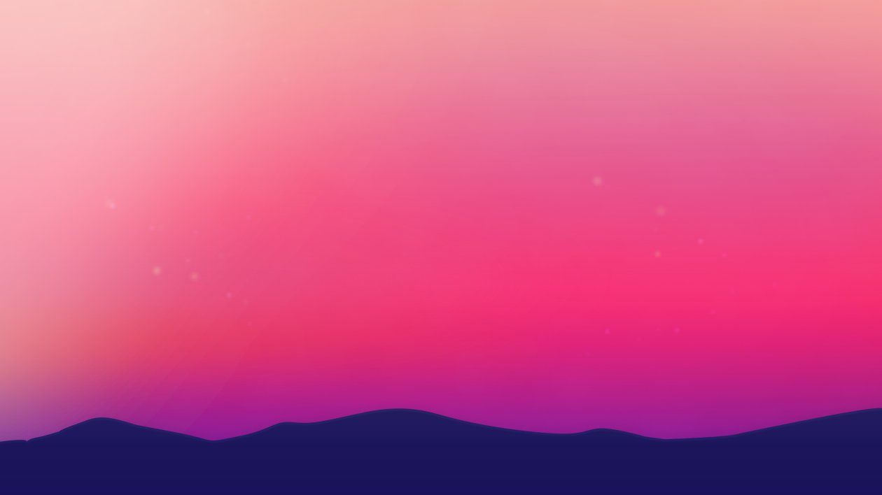 Purple Landscape Scenery Minimalist 4k