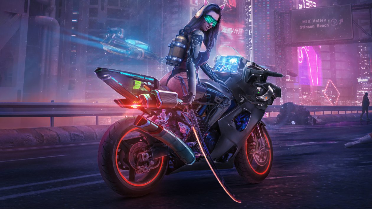 Cyborg Rider Biker 5k