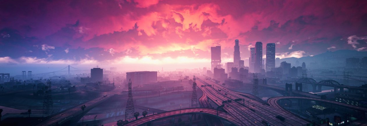 Grand Theft Auto V Sunset Artwork