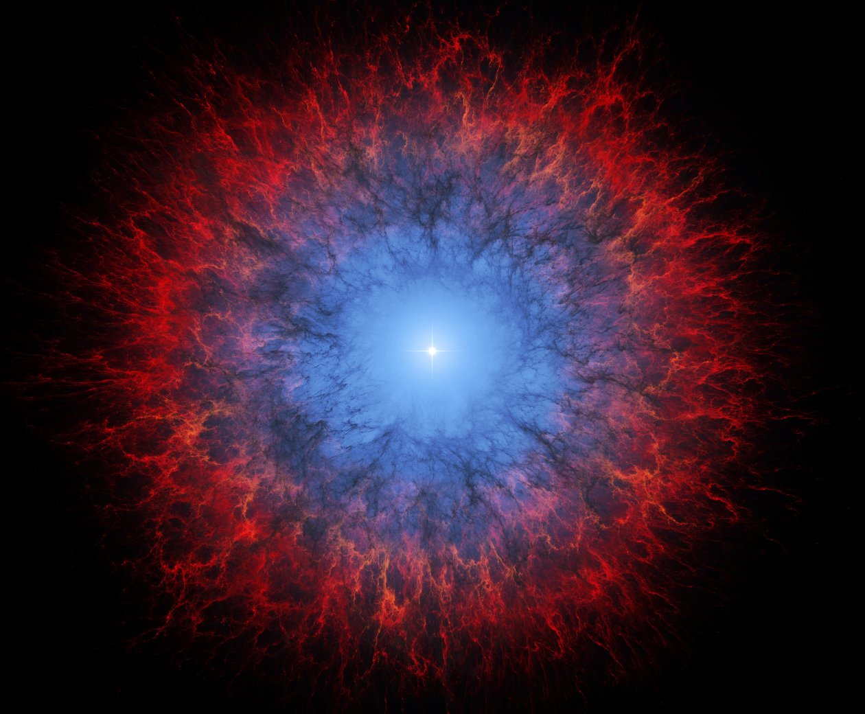 Star Galaxy Fractional Abstract