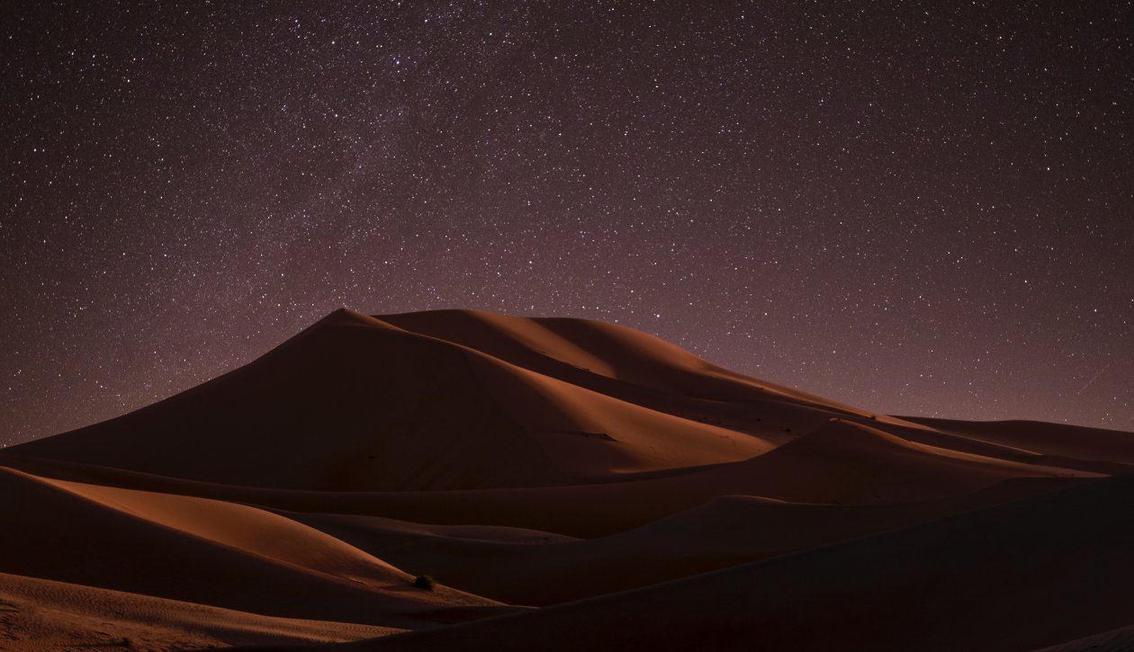 Desert During Night Time 5k