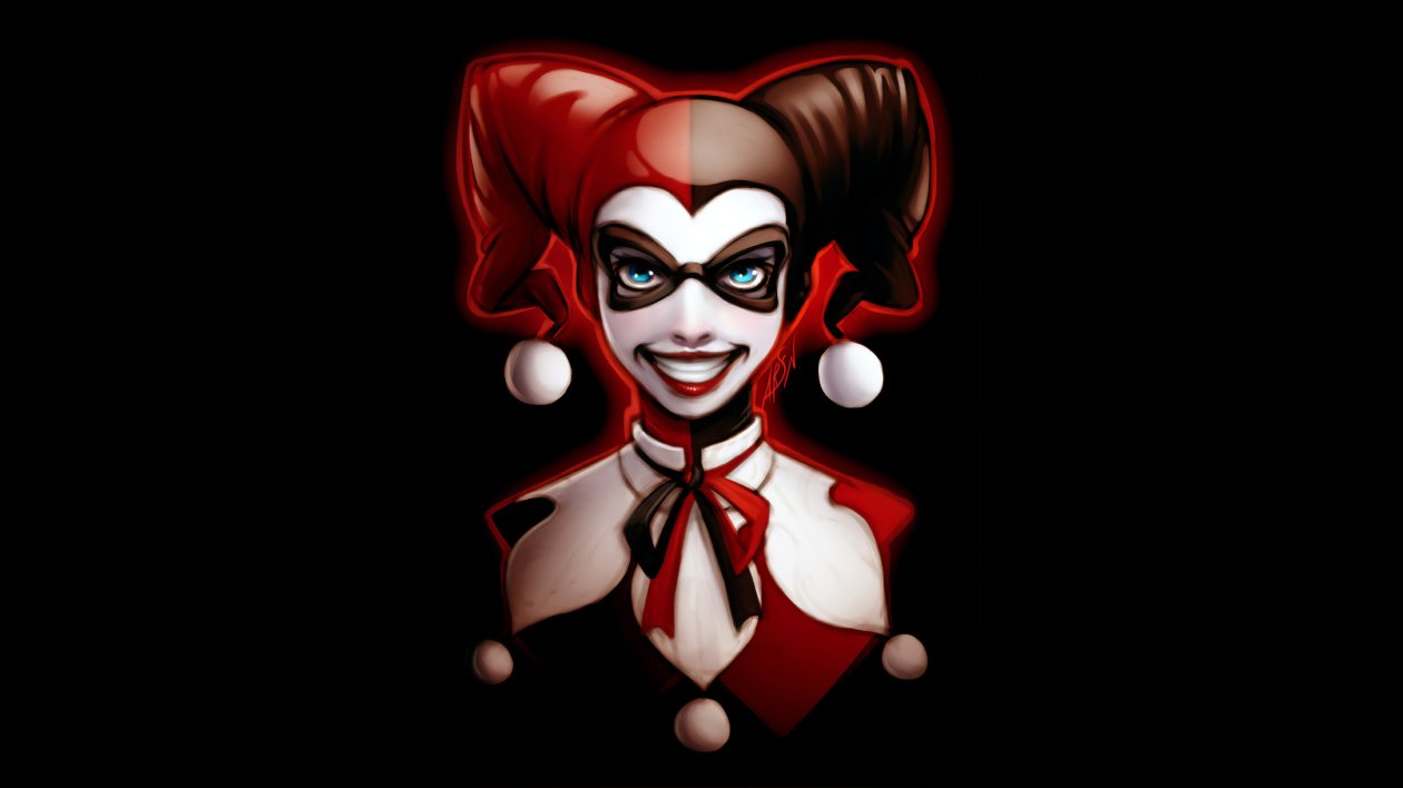 Harley Quinn Dark Art 4k