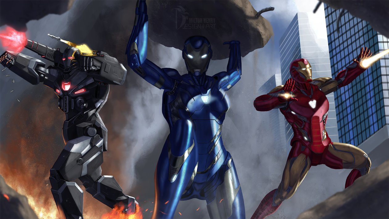 Iron Man Team 4k