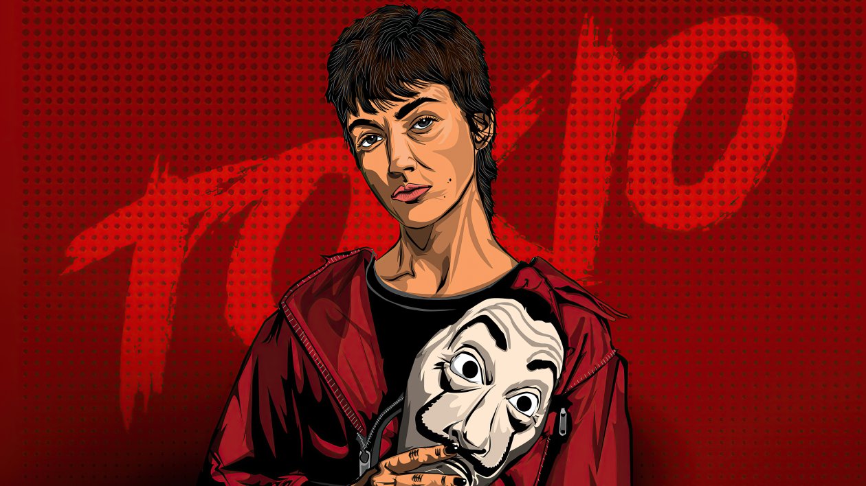 Tokyo In Money Heist 4k