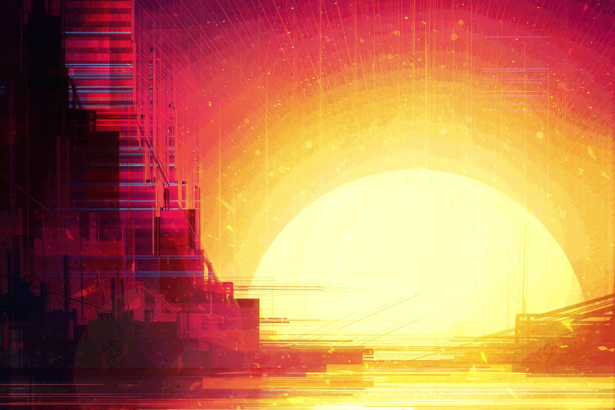Sunset Illustration