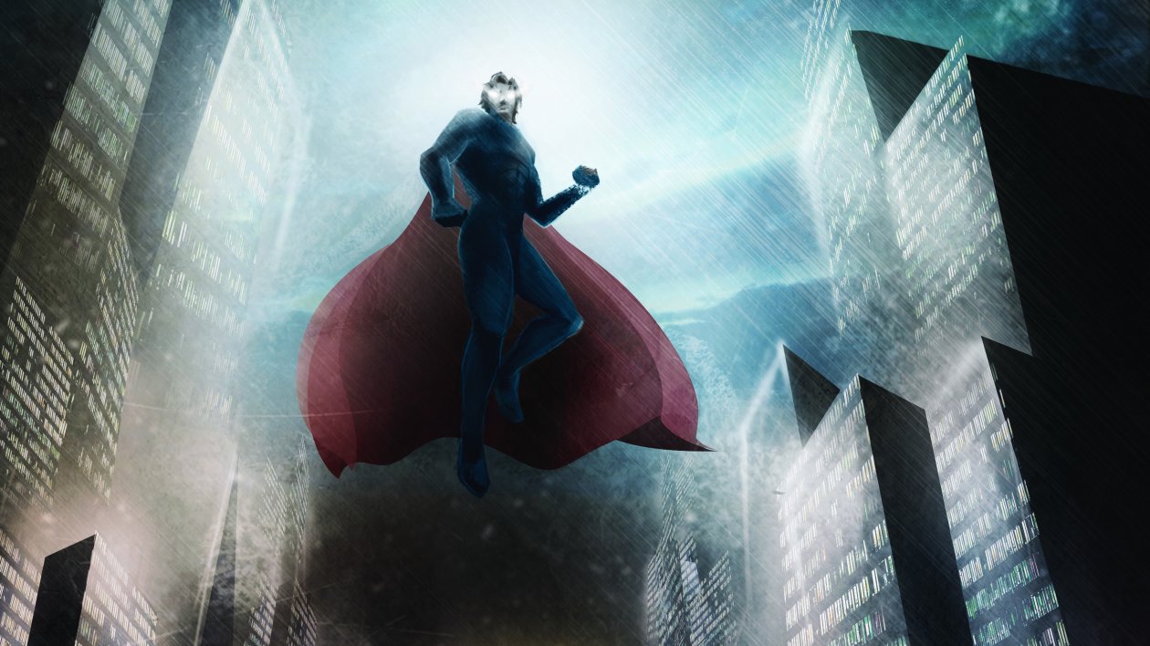 Superman Flying Arts
