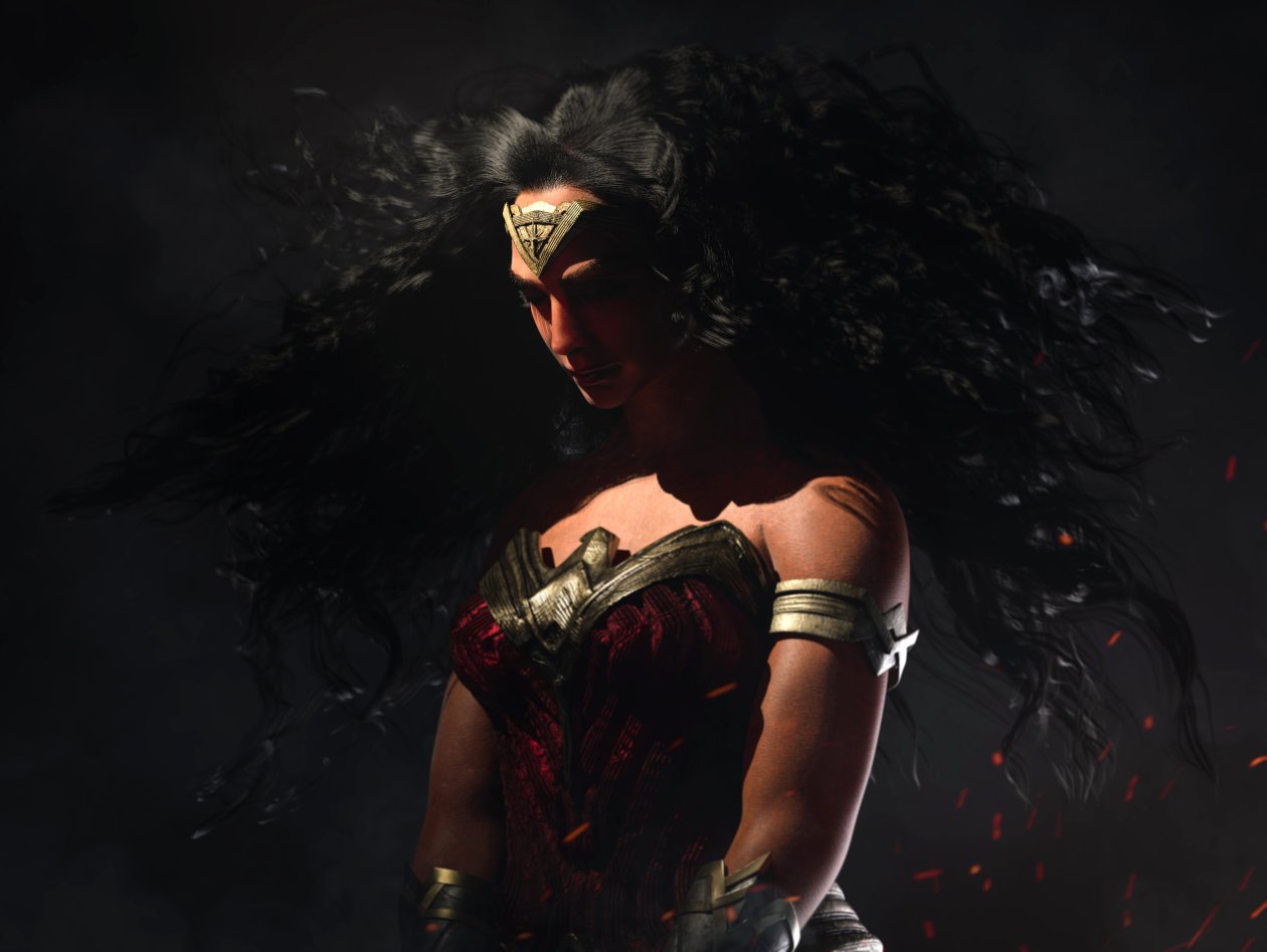Wonder Woman 3D Art 4k