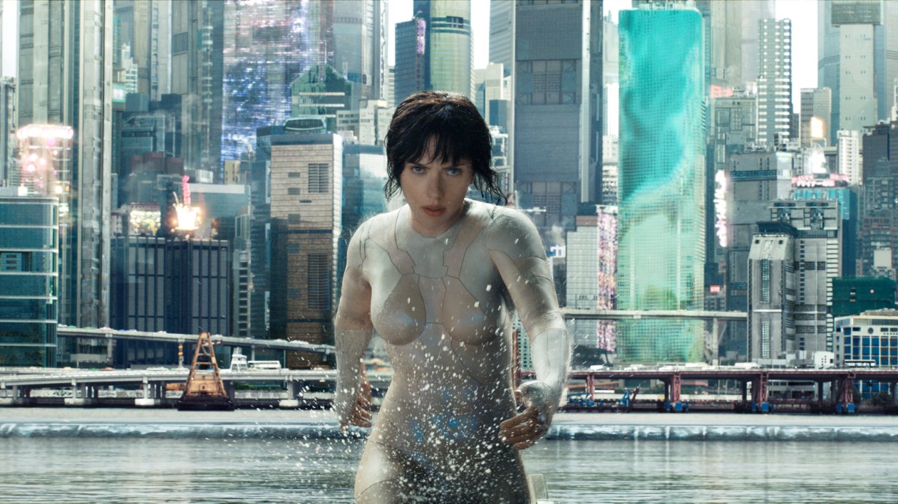 Scarlett Johansson In Ghost In The Shell Movie HD