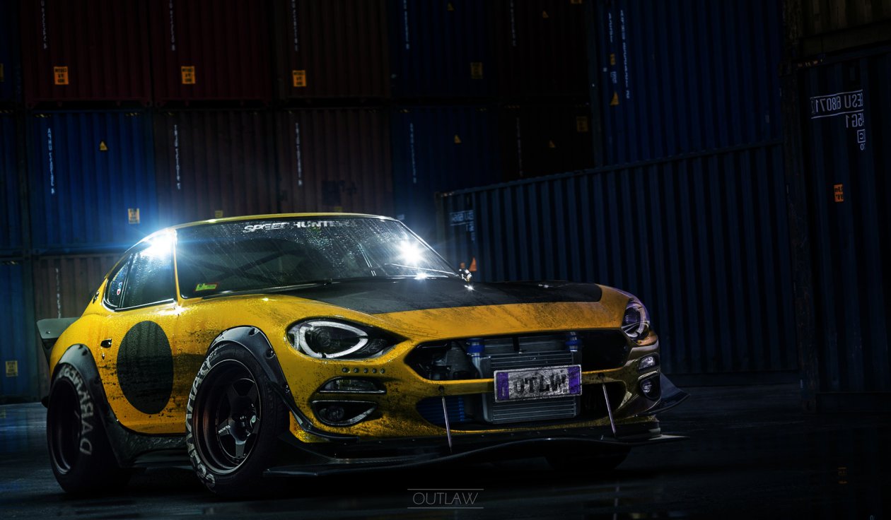 Yellow Cool Sport Car