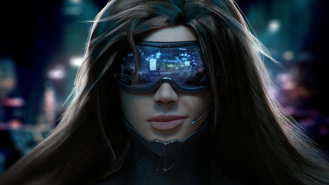 Cyberpunk Scifi Girl