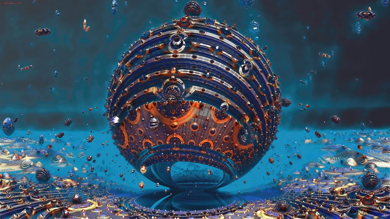 Fractal Sphere 3D 4K
